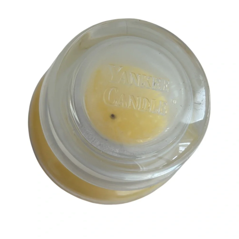Yankee Candle Jar Buttercream Rare Vintage Black Band Cream Off White 14.5 Oz